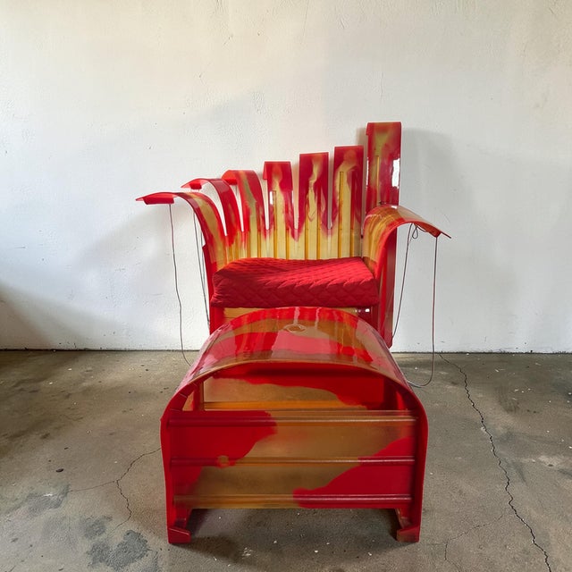 Postmodern Complete King Armchairs by Gaetano Pesce for Zero Disegno, 2003, Set of 3 For Sale - Image 3 of 9