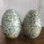 Vintage Chinoiserie Asian Floral Egg Shaped Lamp Vases Drilled for Wiring - a Pair For Sale - Image 11 of 11