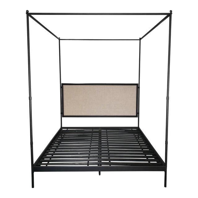 19th Century Inspired French Iron Canopy Bed From Restoration Hardware