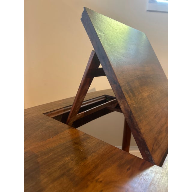 1980s Custom Mid Century Style Writing Desk For Sale - Image 5 of 11
