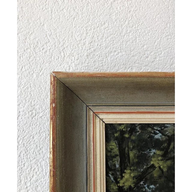 Emile-François Chambon, Les Sources, Collonges Bellerive, Genève, 1950, Oil on Canvas, Framed For Sale - Image 6 of 10