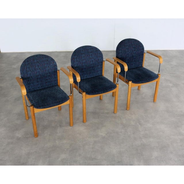 Vintage Armchair from Kinnarps, Sweden, 1980s, Set of 3, in Good conditions. Designed 1980 to 1989