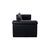 Black Model 6800 Three-Seater Leather Sofa in Black with Manual Function by Rolf Benz For Sale - Image 8 of 11