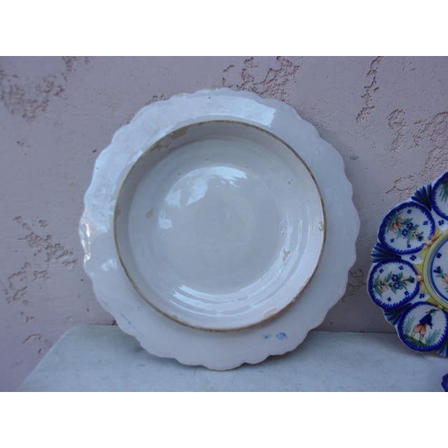 19th Century French Faience Server Oyster Henriot Quimper For Sale - Image 10 of 10