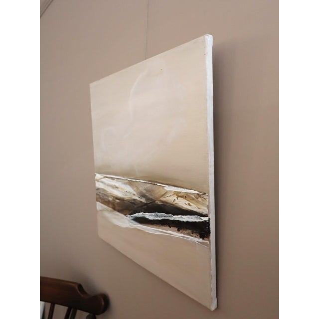 2020s Contemporary Modernist 'Drift of Light' Swedish Original Abstract Landscape Oil Painting, Framed For Sale - Image 5 of 13