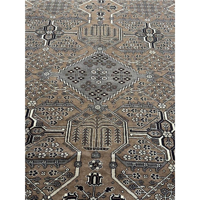 1960s Old Persian Joshegan Area Rug 8x11 For Sale - Image 10 of 13