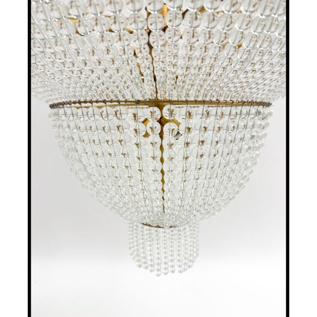 2010s Visual Comfort Aerin Jacqueline Glass Beaded Glass Chandelier For Sale - Image 5 of 6