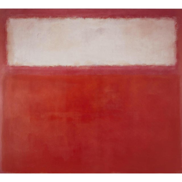Mark Rothko (1903-1970) White Over Red Original poster after the artist's work White Over Red On poster paper, 50 x 70 cm...