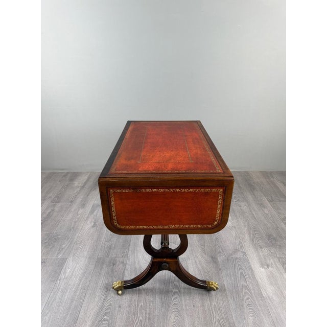 19th Century Empire Games Table in Mahogany, 1890s For Sale - Image 10 of 13