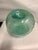 Glass Large Japanese Antique Aqua Glass Fishing Float For Sale - Image 7 of 7