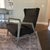 Lillian August Lillian August Modern Accent Lounge Chair – Gray Wood Frame & Charcoal Upholstery For Sale - Image 4 of 6