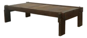 Late 19th Century Primitive Rectangular Coffee Table