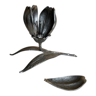 1960s Five Petal Flower Ashtray For Sale