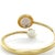White Paspaley 18ct Yellow Gold Muse Pearl & Diamond Bangle 2.18ct 42.85g For Sale - Image 8 of 9