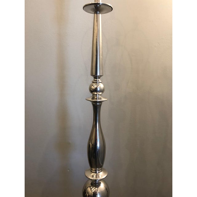Visual Comfort Silver Candlestick Baluster Floor Lamp Chairish