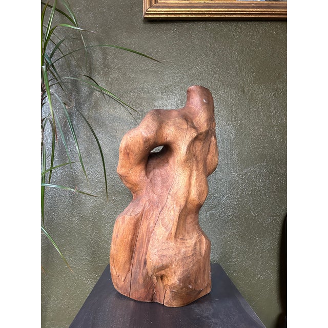 Vintage Anthropomorphic Wood Sculpture For Sale In Minneapolis - Image 6 of 12