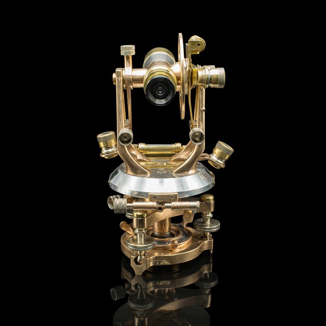 1910's Antique Transit Theodolite For Sale - Image 4 of 12