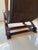 Wood Vintage Leather Sling Chair, 1980s For Sale - Image 7 of 15