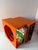 A true 70s pop art classic: This vibrant orange record stand from Schweizer Design is an iconic tribute to your vinyl...