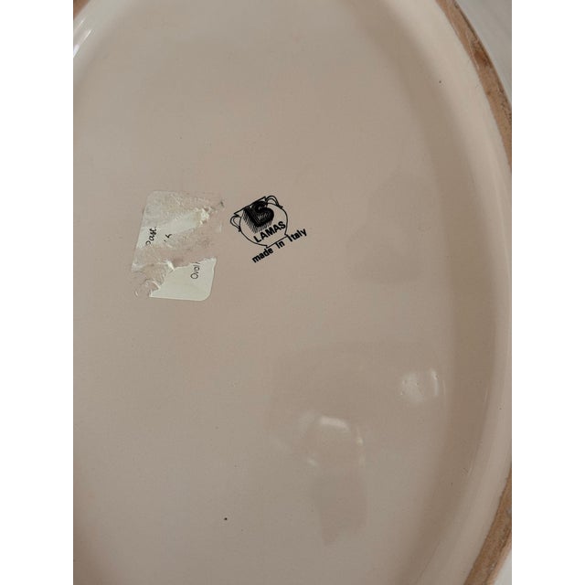 Ceramic Made in Italy Lamas Serving Platter For Sale - Image 7 of 8