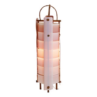French Riviera Bamboo Floor Lamp, France, 1970 For Sale