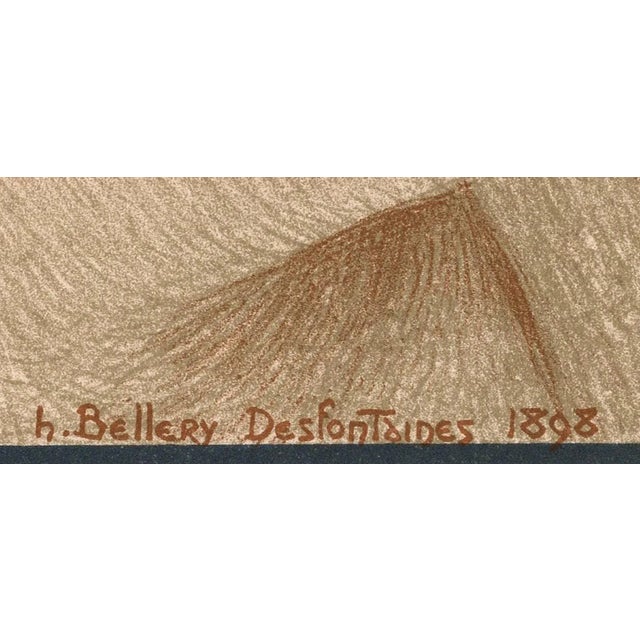Henri Bellery-Desfontaines, L'Énigme (The Enigma), 1898, Original Lithograph For Sale - Image 6 of 9