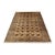 Terracotta Design Camel Turkmen Bokhara Hand-Knotted Wool Rug - 6'9" X 8'5" For Sale