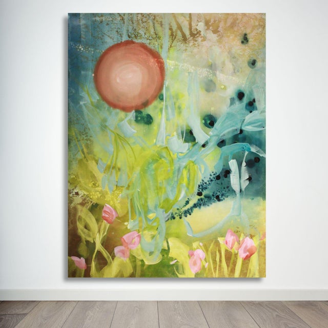 "The Quiet Resilience of Feathers" Original Abstract Contemporary Painting by Mel Rea For Sale In Cleveland - Image 6 of 8