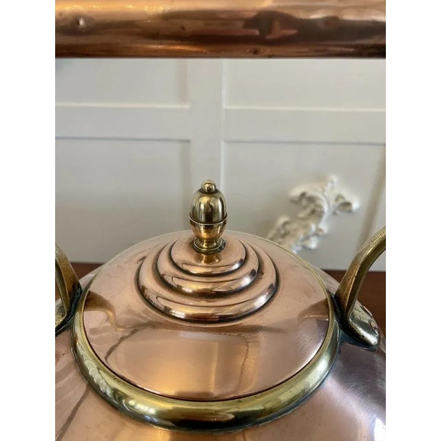 Early 19th Century Antique George III Copper Kettle, 1800s For Sale - Image 5 of 10