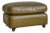 Italian Olive Leather Ottoman by Tito Agnoli, 1970s - 2 Available For Sale