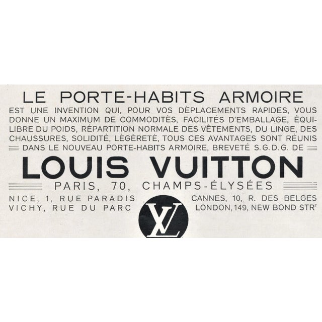 Art Deco 1932 Art Deco Vuitton Print for Travel For Sale - Image 3 of 3