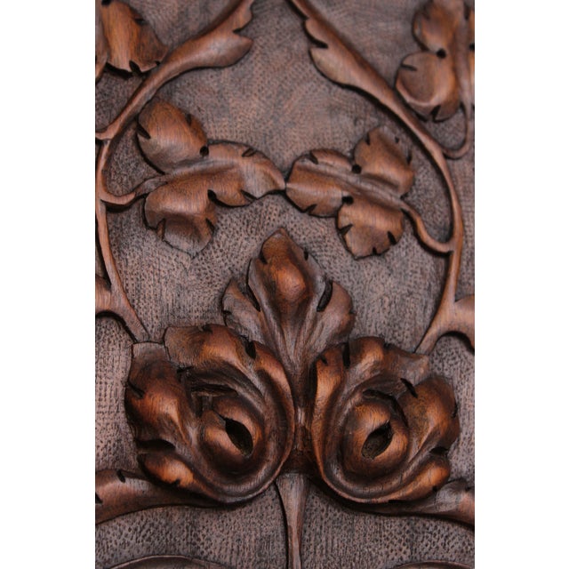 Antique French Renaissance Walnut Cabinet Hutch For Sale - Image 16 of 18