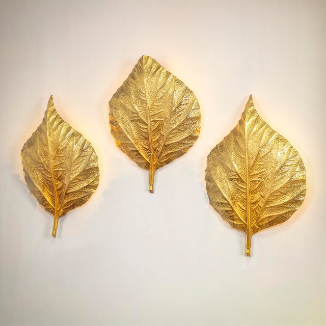 Wall Lamps attributed to Tommaso Barbi for Bottega Gadda, 1970, Set of 3, in Good conditions. Designed 1970 to 1979 This...