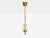 Swedish Modern, Pendant Light, Brass, Frosted Glass, Sweden, 1940s For Sale - Image 9 of 10