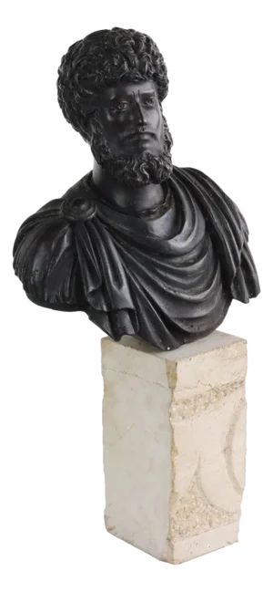Roman Emperor Marcus Aurelius Bust in Bronze from Chiurazzi Naples