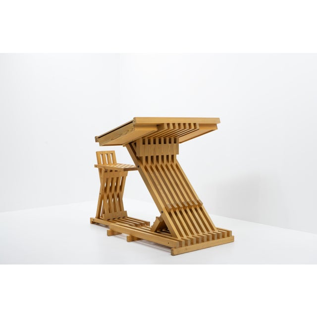 Generation Desk and Chair by Kurt Ziehmer for Gunther Lambert, Germany, 1970s, Set of 2 For Sale - Image 4 of 17