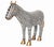 Rare impressive extra large vintage Chinese Cloisonné Enameled Zebra Statue. Handmade. Felt pads underneath the feet to...