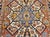 Vintage Persian Tabriz Area Rug, Hand-Knotted Wool, Heriz Geometric Pattern, Ivory & Red, 5x6 For Sale - Image 16 of 18