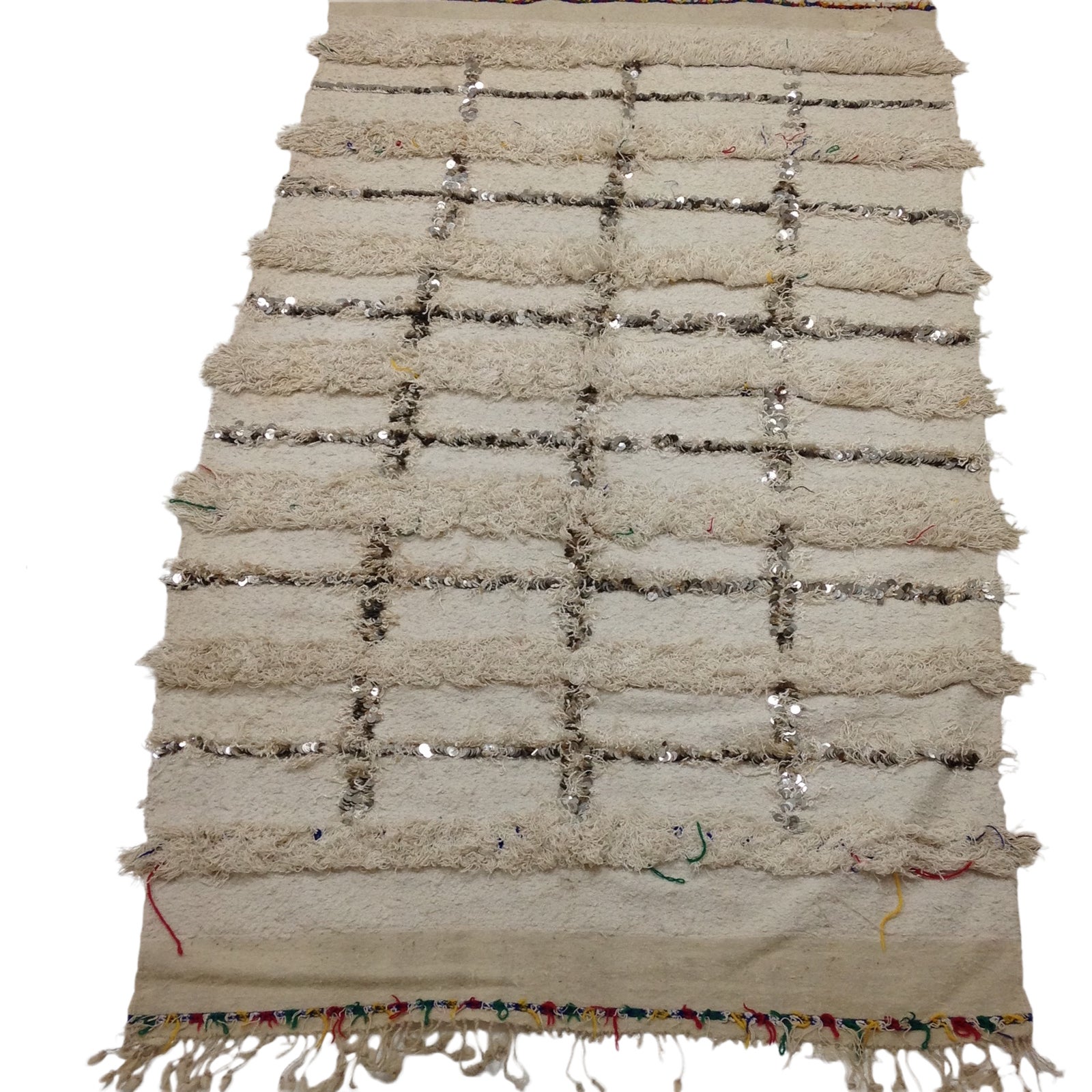 Moroccan Sequin Handira Wedding Blanket Chairish