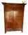 Antique French Empire Armoire Walnut, Columns to Either Side Front With Bronze Gilt Mounts Also Gilt Bronze Key Hole For Sale