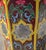 Burgundy Moroccan Hand-Painted Accent Table For Sale In Orlando - Image 6 of 6