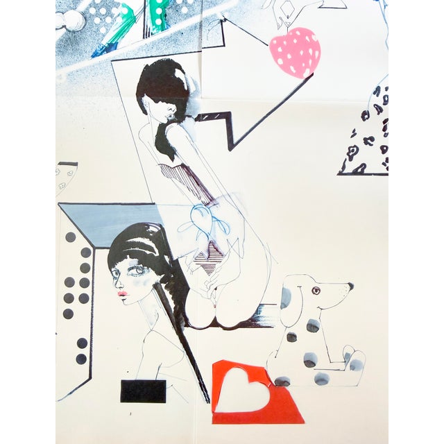 Julie Verhoeven Limited Edition Poster by Jaeger British Fashion Illustration for Boutique, 2010 For Sale - Image 6 of 18