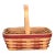Vintage Handwoven Wooden Longaberger Basket For Sale