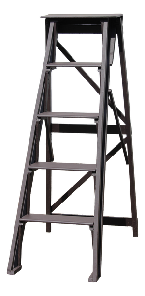 Vintage Foldable Wood Ladder, 1950s