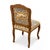 This is a 1950s carved oak French side chair that was upholstered in a 1970s Brunschwig & Fils leopard chinoiserie. It is...