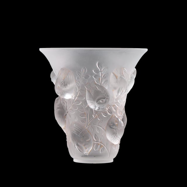 René Lalique St. Francois Frosted Crystal Vase For Sale In Chicago - Image 6 of 8