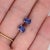 Gorgeous blue Tanzanite with a tinge of purple, these minimalist stud earrings are a great daily look! Available in solid...