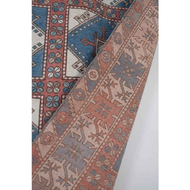 Vintage Turkish Oushak Rug 4'10" X 6'12" For Sale - Image 11 of 12