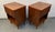 Mid 20th Century Mid-Century Modern Walnut & Brass Nightstands Attributed to Young Manufacturing For Sale - Image 5 of 18