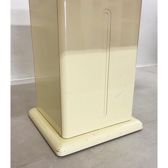 Wood Italian Lacquered Wood Table, 1980s For Sale - Image 7 of 8